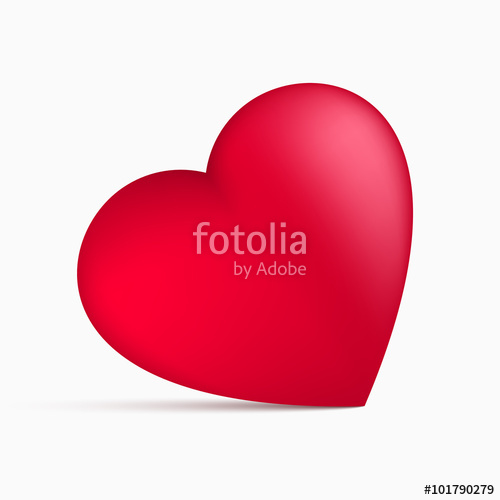 500x500 Heart Symbol Set For Valentines Day. Vector Illustration Stock