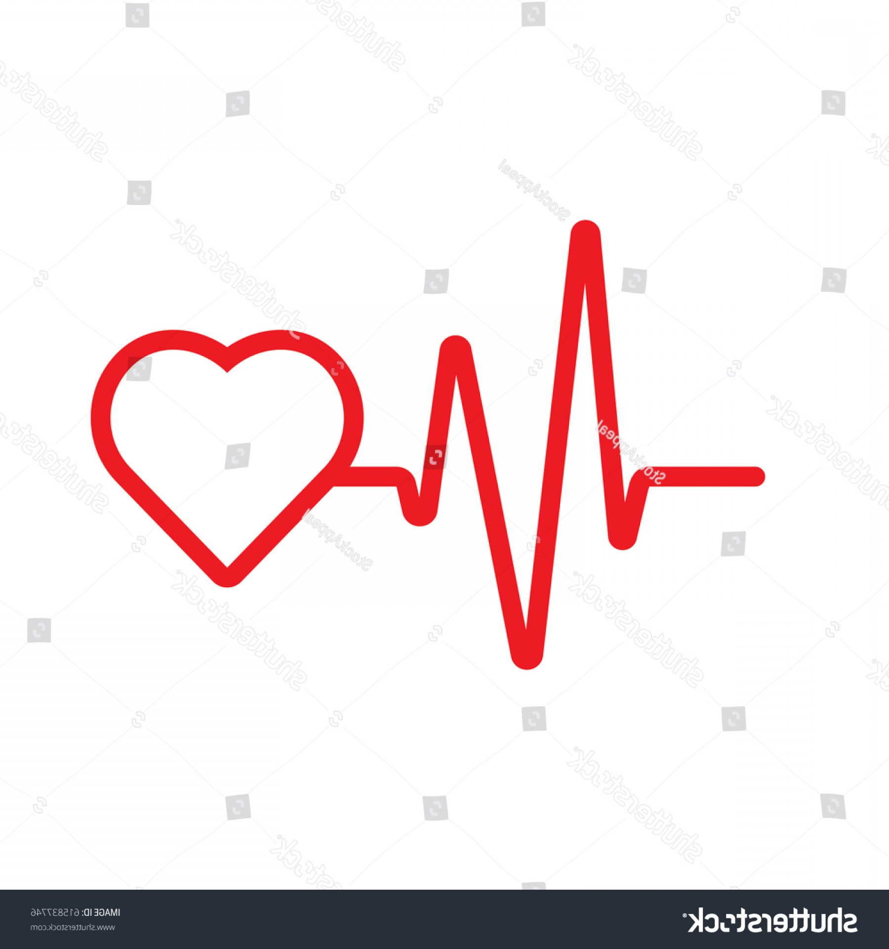 Heartbeat Line Vector at GetDrawings | Free download