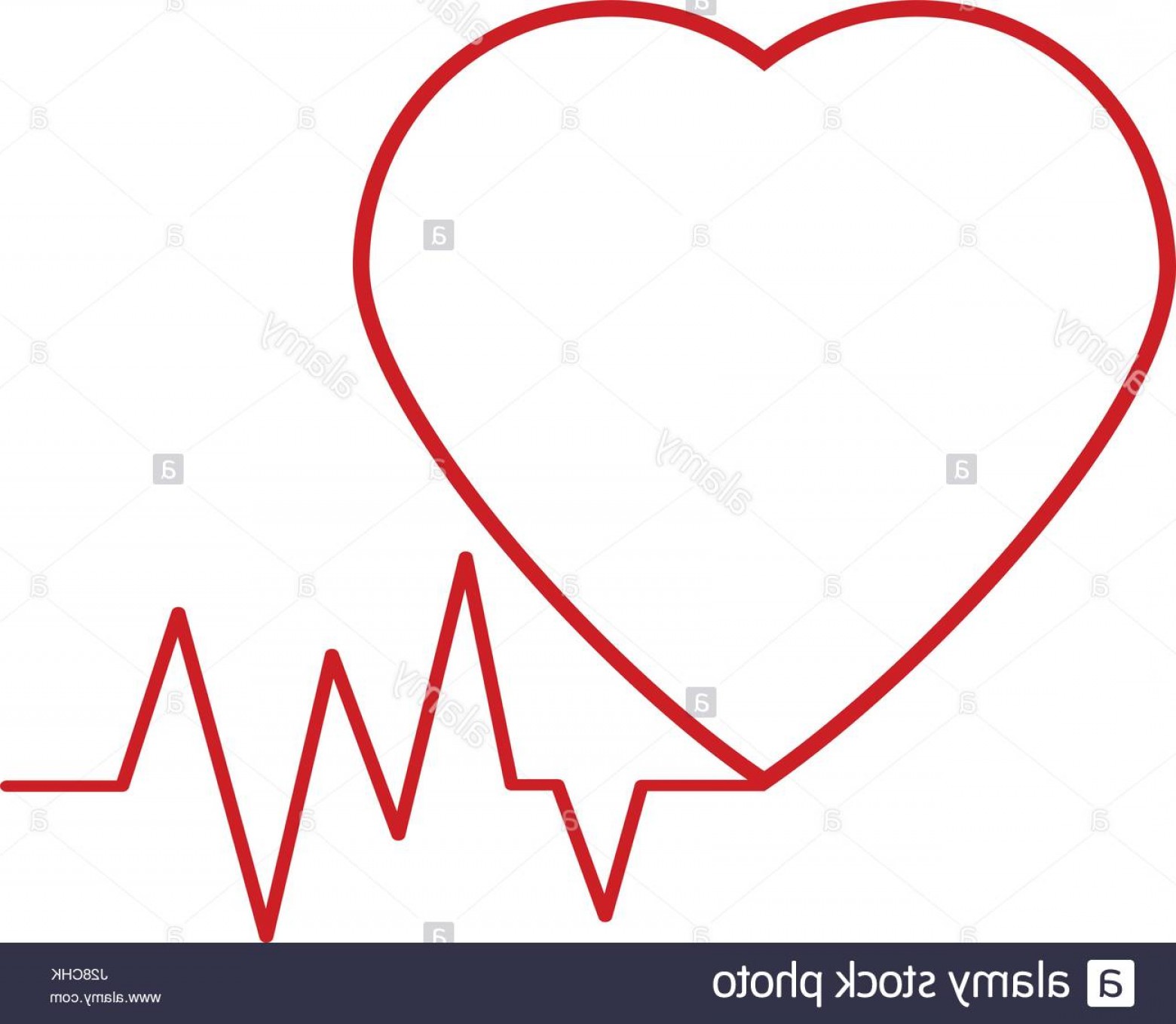 1560x1359 Stock Photo Vector Heartbeat Heart Beat Icon With Cardiogram Line