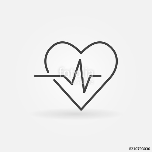 500x500 Heartbeat Vector Icon