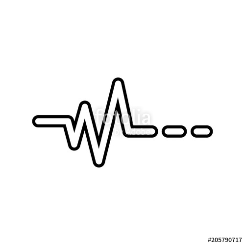 500x500 Heartbeat Vector Icon Stock Image And Royalty Free Vector Files