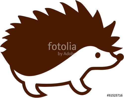 500x396 Hedgehog Cartoon Style Stock Image And Royalty Free Vector Files