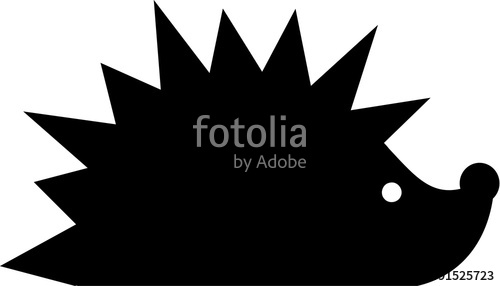500x286 Hedgehog Icon Stock Image And Royalty Free Vector Files On