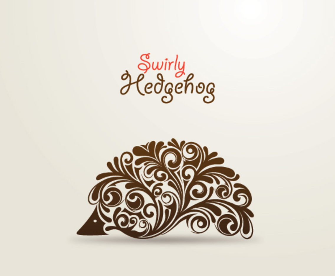 1136x936 Swirly Hedgehog Vector Art Amp Graphics