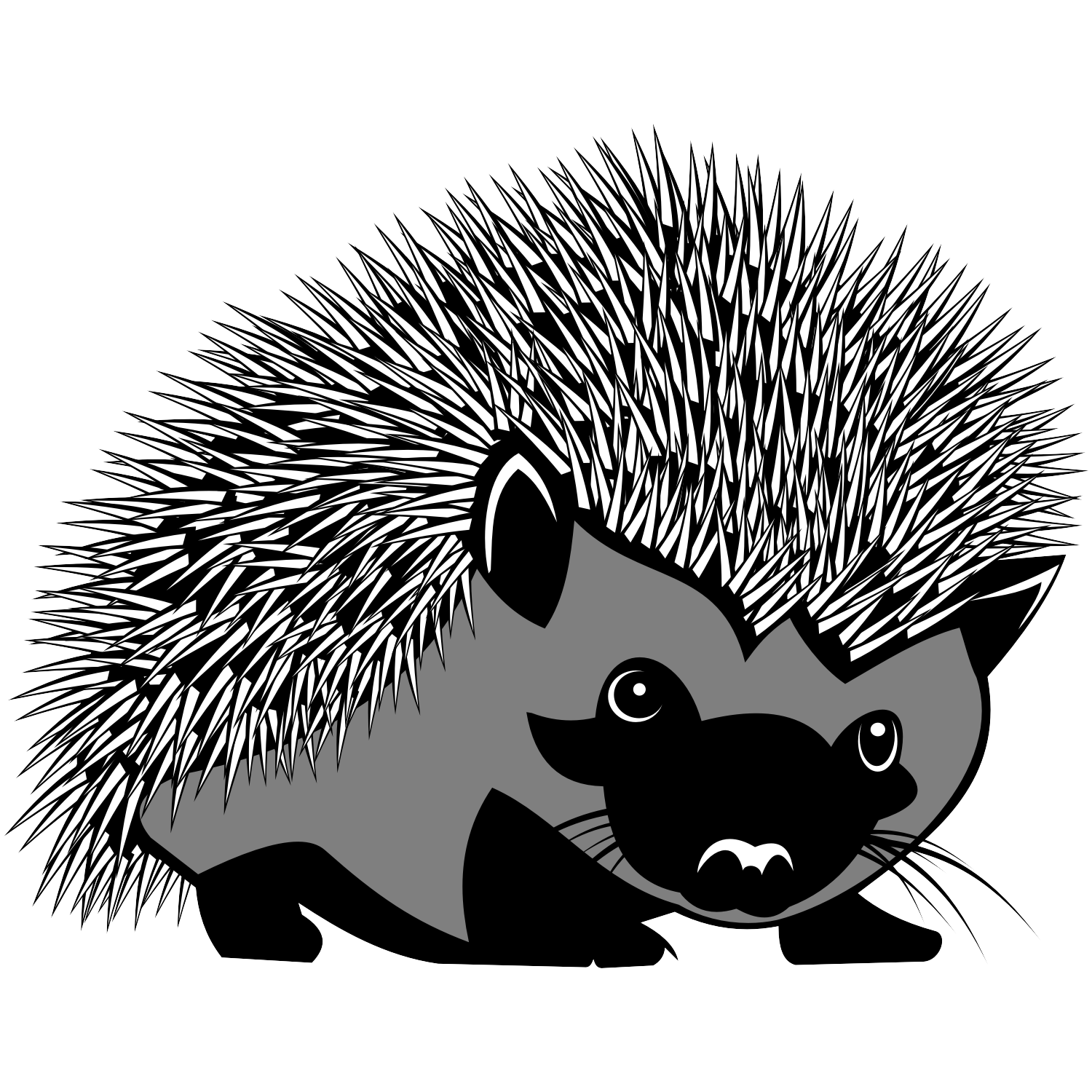 1500x1500 Vector For Free Use Hedgehog Vector