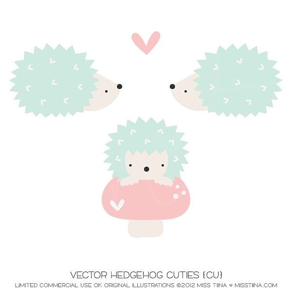 600x600 Hedgehog Vector Own
