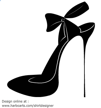 335x355 Sexy Heel Vector Clipart