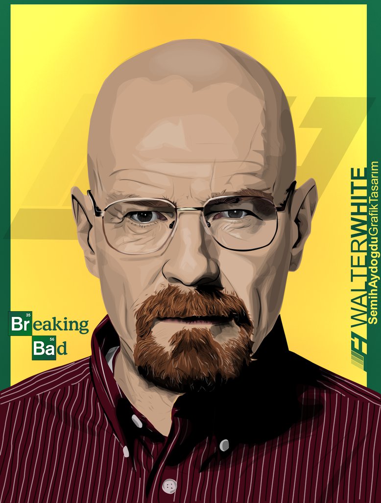 778x1027 Breaking Bad Heisenberg Vector By Semihaydogdu