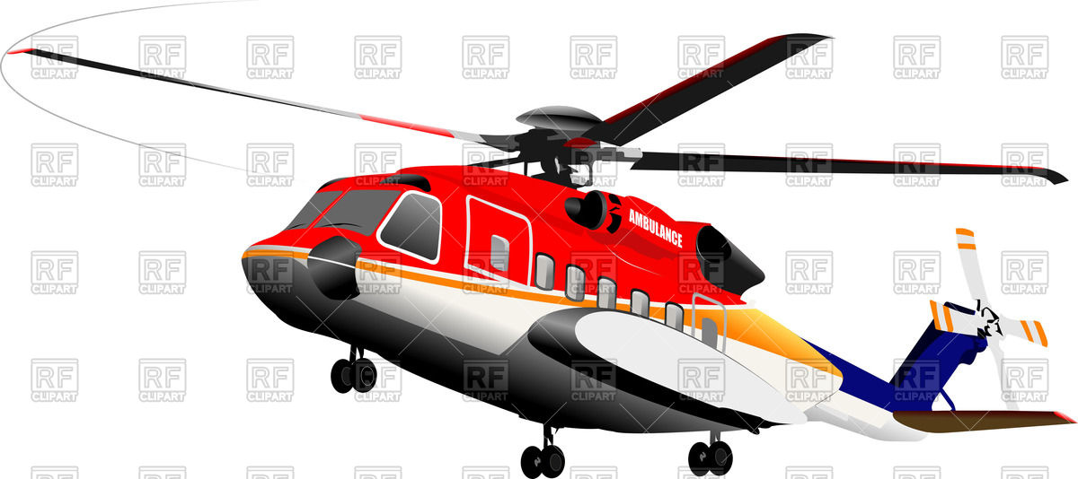 1200x534 Ambulance Helicopter Vector Image Vector Artwork Of