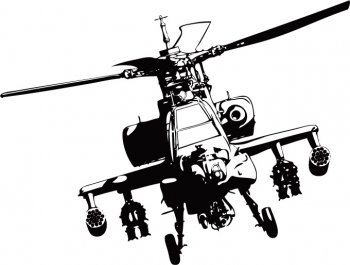 350x265 Apache Helicopter Vector Adobe Illustrator Free Vector In