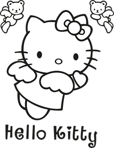 232x300 Hello Kitty Logo Vector (.eps) Free Download