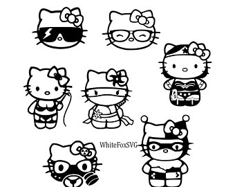 340x270 Hello Kitty Vector Etsy