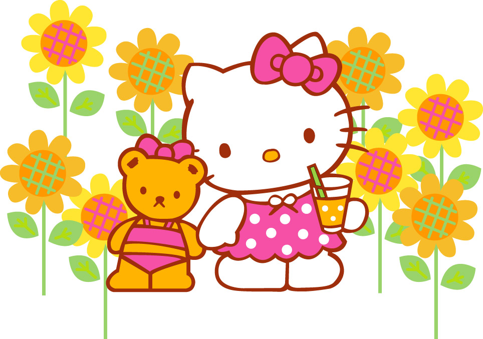 964x677 Vector Of The World Hello Kitty Vector