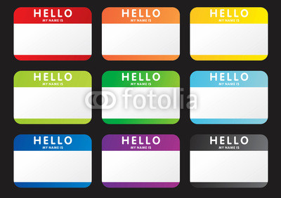 400x282 Vector Hello My Name Is Stickers Buy Photos Ap Images Detailview