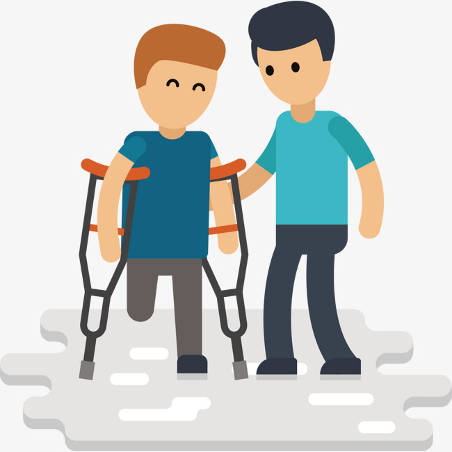 650x650 Help Disabled Vector, Hand, A Cane, Short Hair Png And Vector For