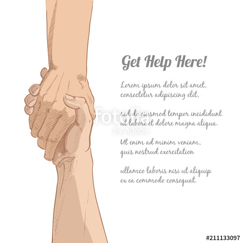 500x500 Helping Hand Vector Stock Image And Royalty Free Vector Files On