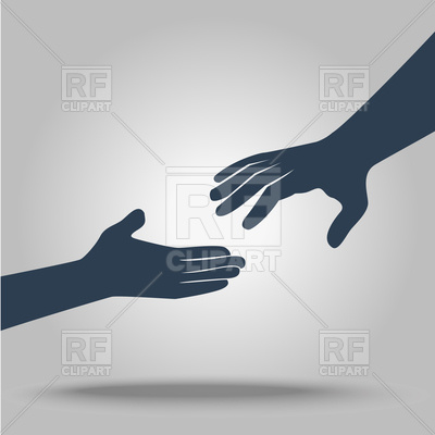 400x400 Helping Hands Vector Image Vector Artwork Of People Rodnikovay