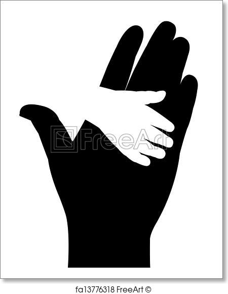 450x580 Free Art Print Of Helping Hands Vector Freeart Fa13776318