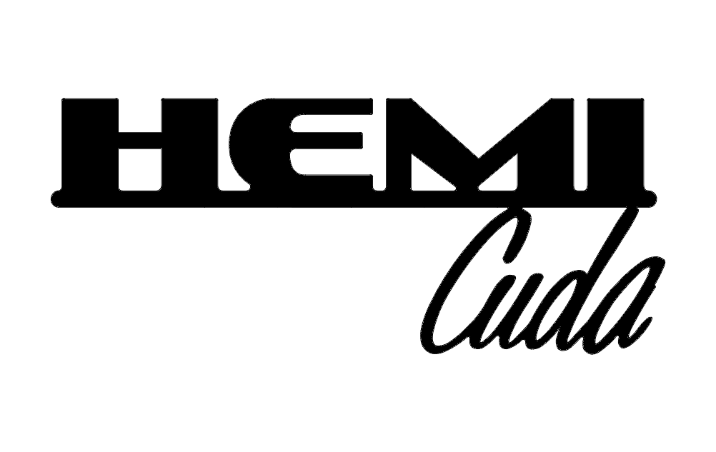 1002x633 Hemi Cuda Words Dxf File Free Download