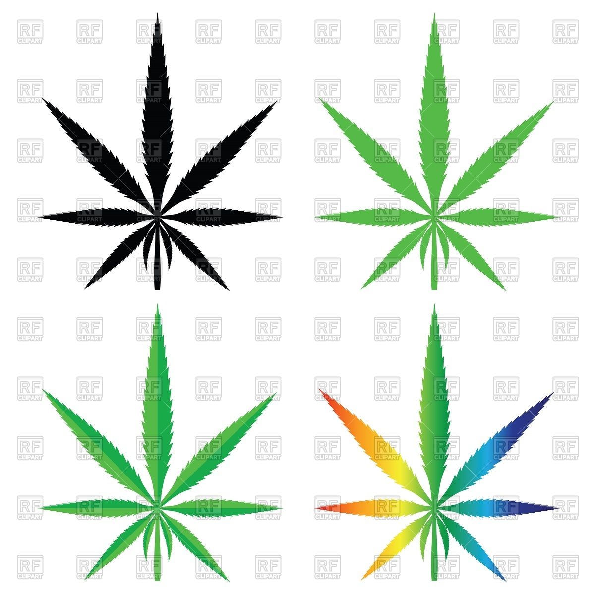1200x1200 Cannabis Leaves Vector Image Vector Artwork Of Objects Valeo5