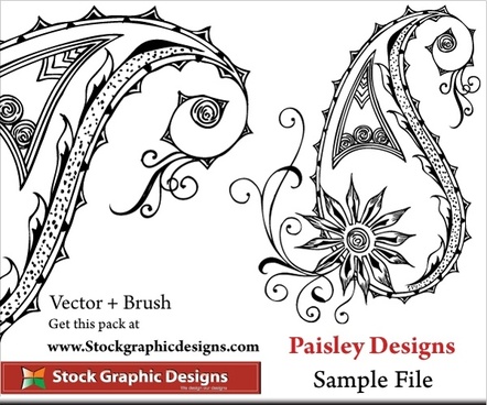 442x368 Vector Henna Designs Free Vector Download (6 Free Vector) For