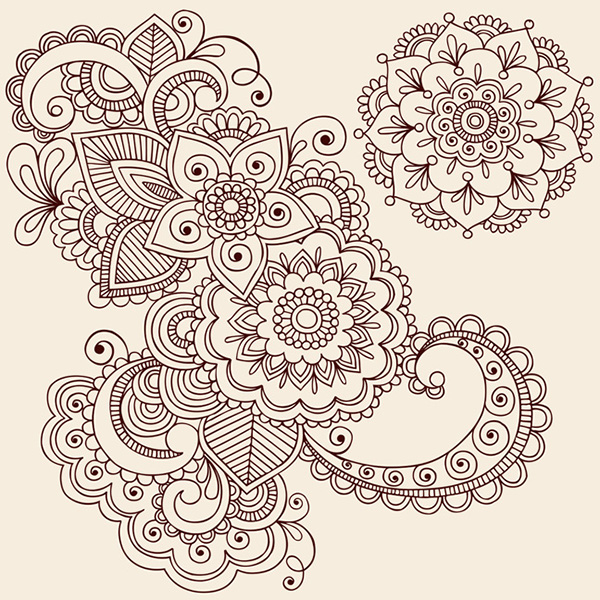 600x600 Henna Doodles Vector Designs On Behance