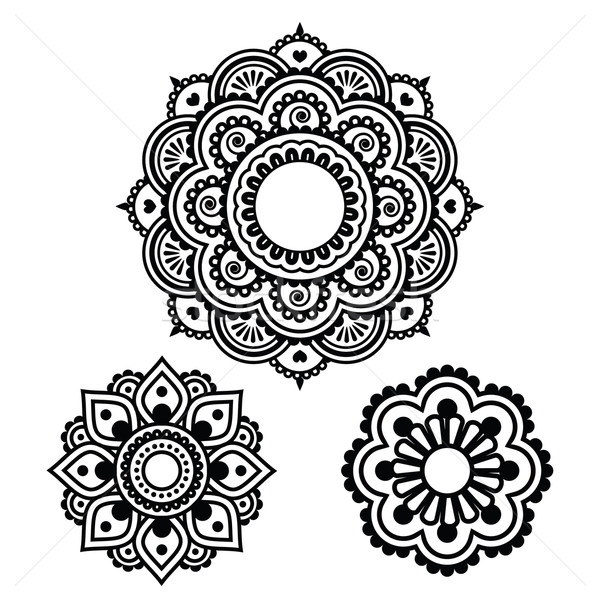 600x600 Henna Stock Vectors, Illustrations And Cliparts Stockfresh