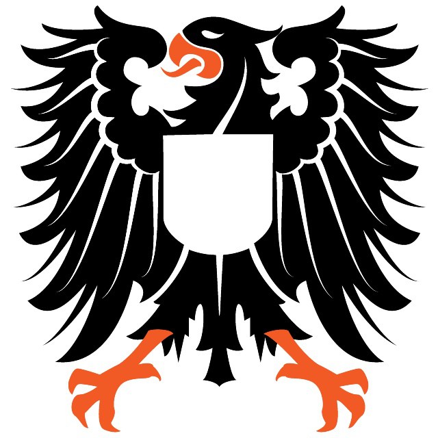 640x640 Heraldic Eagle Free Vector 123freevectors