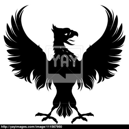 512x512 Heraldic Eagle Vector