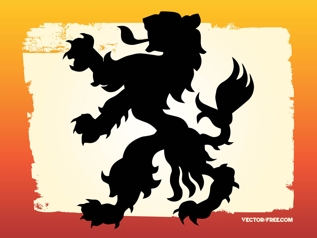 1024x768 Heraldic Lion