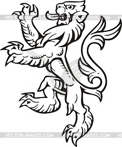 250x300 Heraldic Lion