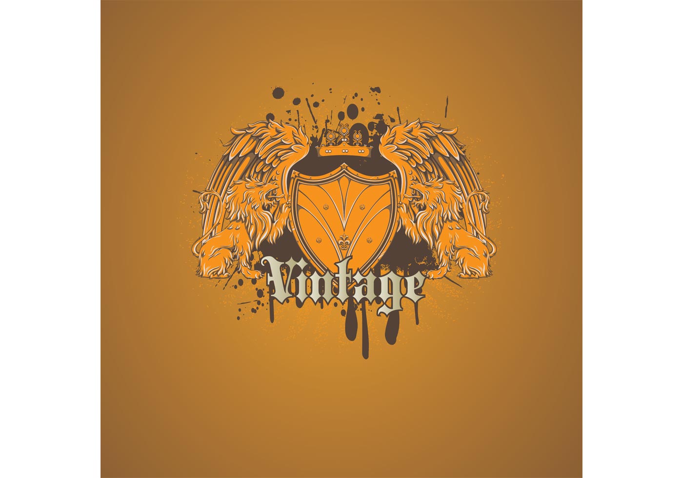 1400x980 Free Use Vector Art Of Heraldic Lion