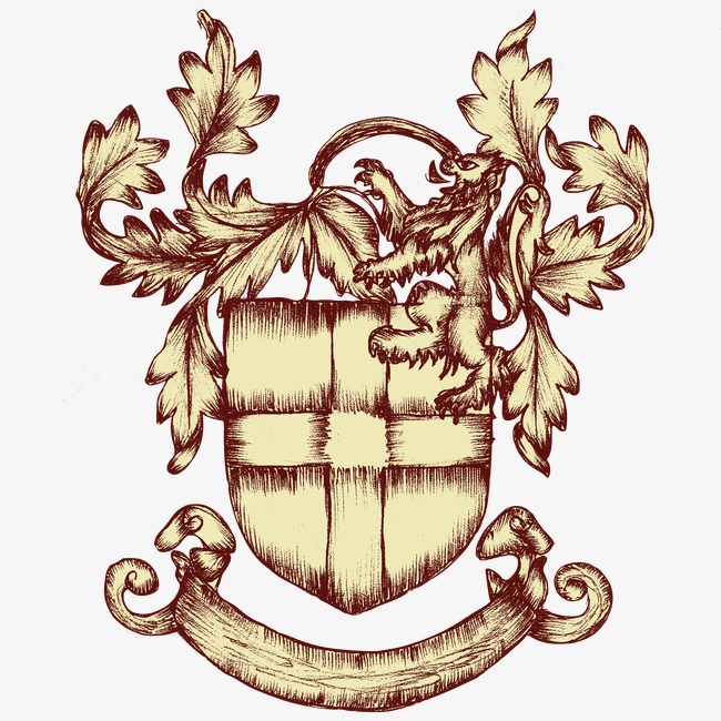 650x650 Painted Heraldic Shield, Shield Vector, Hand Painted, Heraldry Png