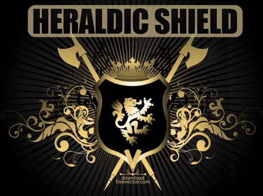 541x402 Vector Heraldic Shield Free Vector In Encapsulated Postscript Eps