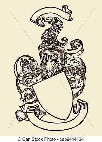339x470 Heraldry Shield. Heraldry Shield.