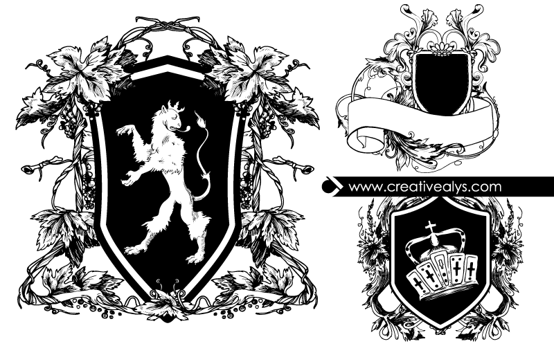800x500 Heraldic Shields For Logo Design Creative Alys