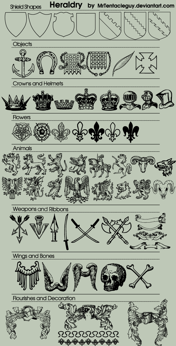 600x1175 70 Heraldic Vector Free Download In 2018 Free Vectors