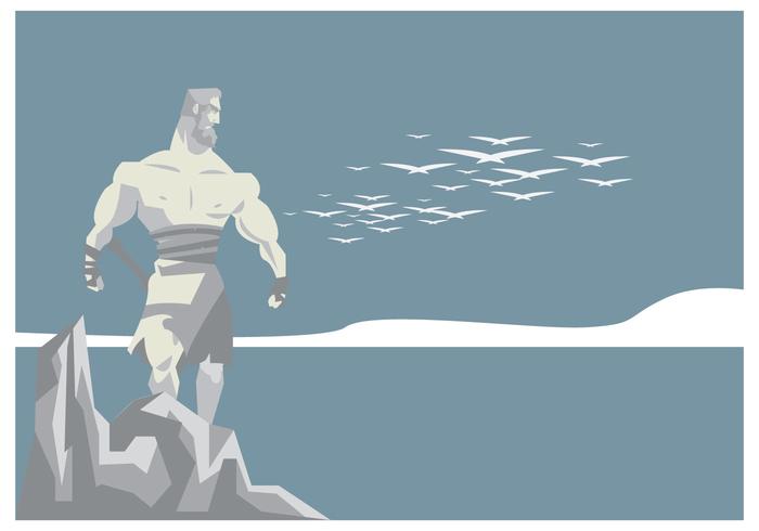 700x490 Hercules Statue Vector
