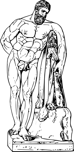 288x592 Hercules Clip Art Free Vector 4vector