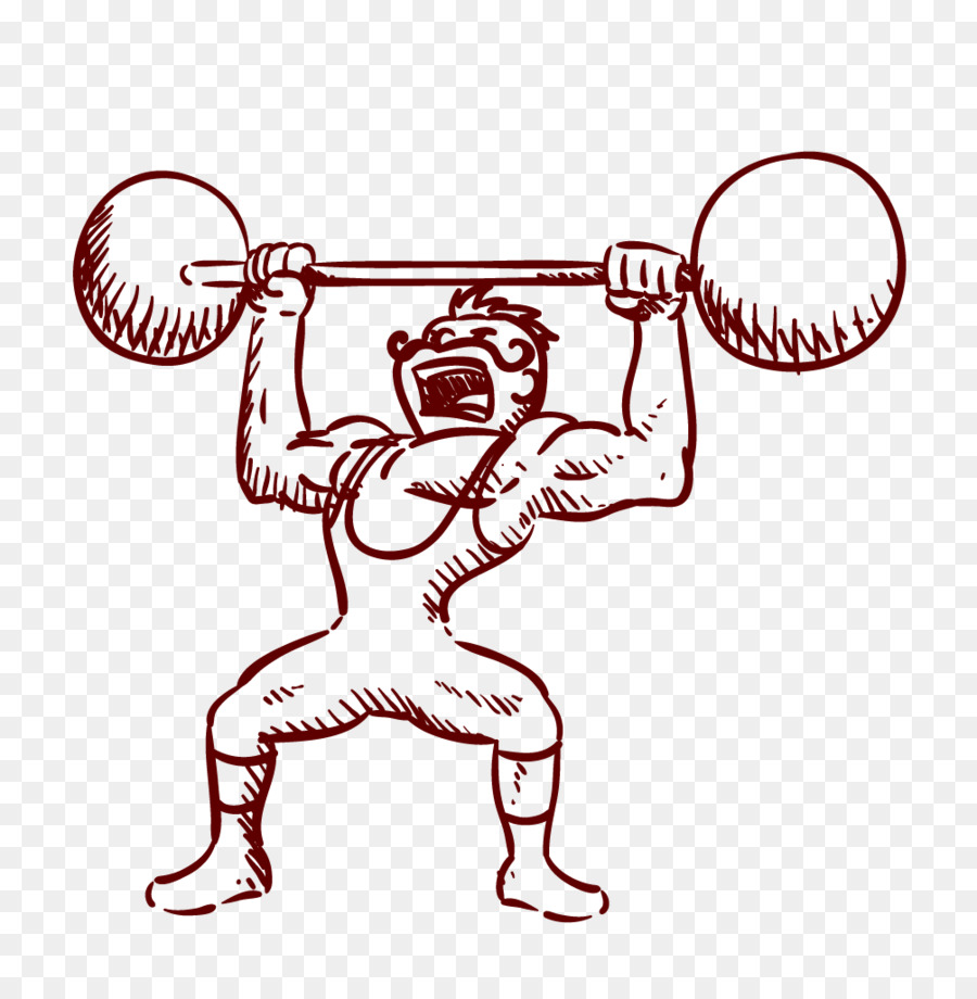 900x920 Drawing Olympic Weightlifting Weight Training
