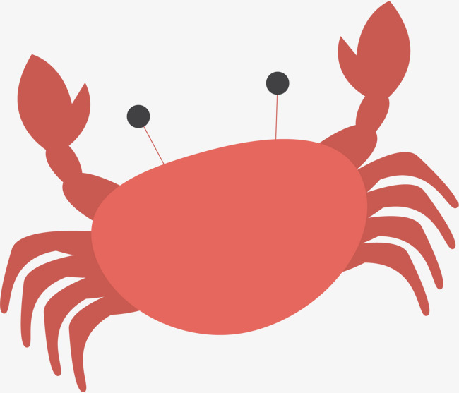 650x557 Crab Free Vector