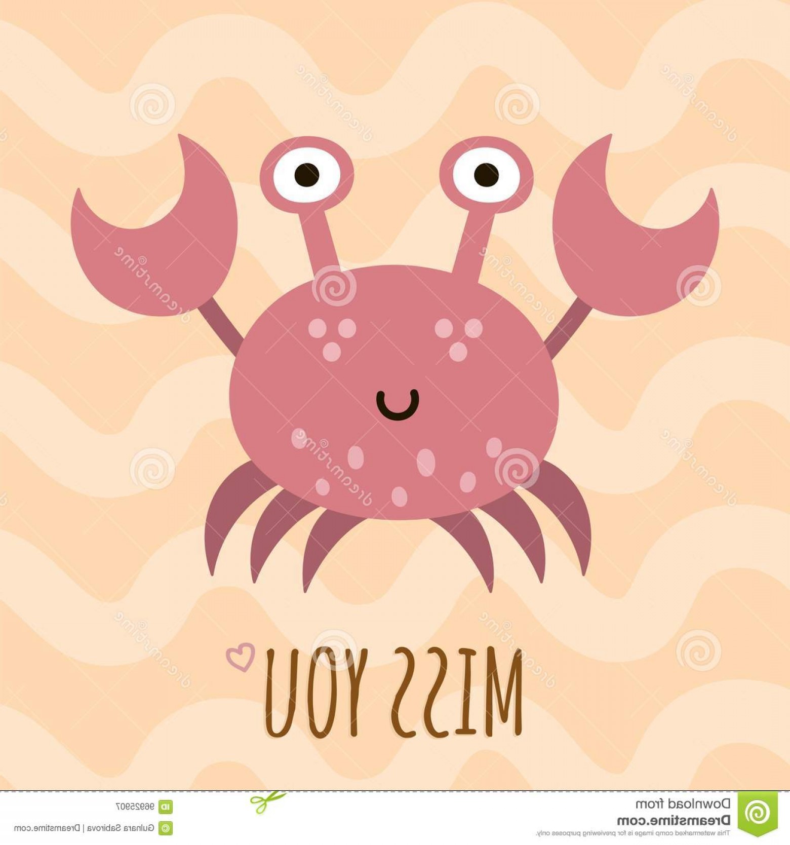 1560x1668 Cute Crab Vector Shopatcloth