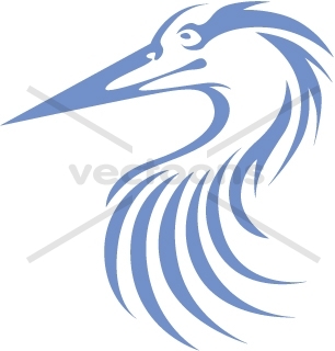 306x320 Swish Style Great Blue Heron