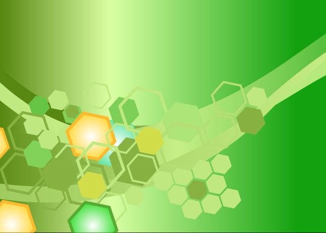 646x463 Bright Green Hexagon Background Vector Vector Art Amp Graphics