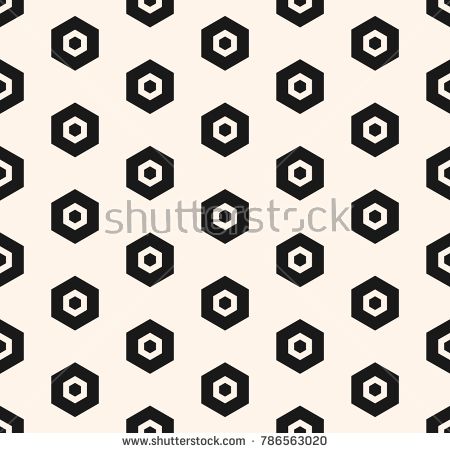 450x453 Vector Hexagon Pattern. Abstract Geometric Minimalist Hexagonal