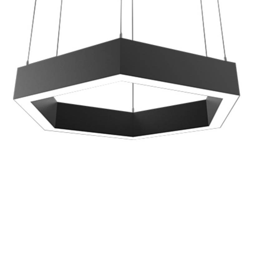 830x830 Deco Lighting Vector Hex Pendant