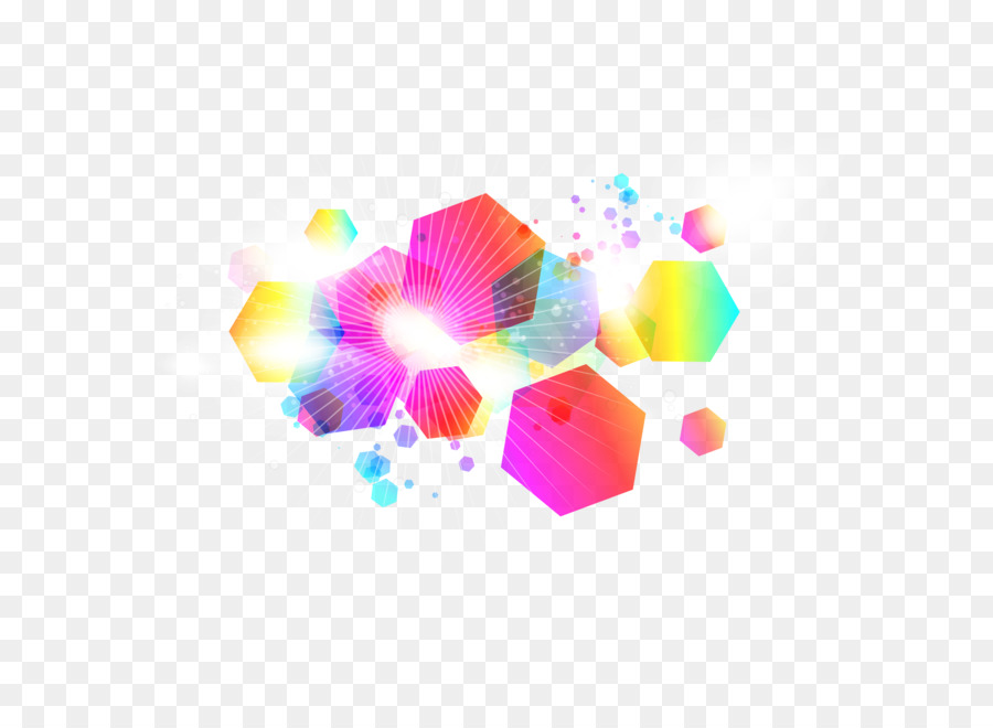 900x660 Color Hexagon Combination Background Vector Png Download