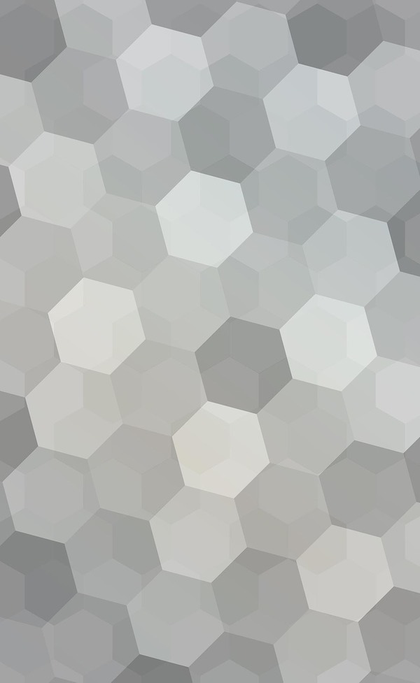 600x977 Gray Hexagon Backgrounds Vector Free Download