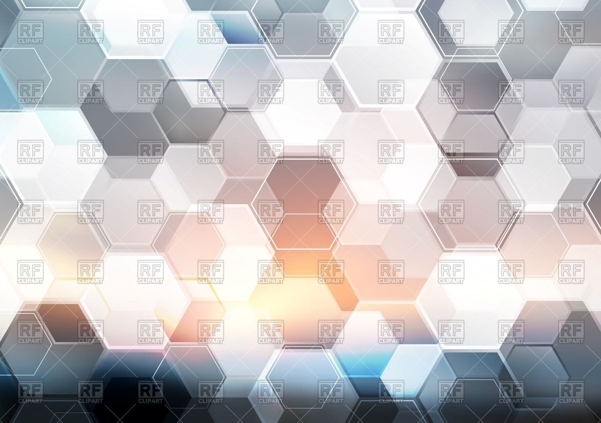 1200x846 Abstract Modern Tech Hexagon Background Vector Image Vector
