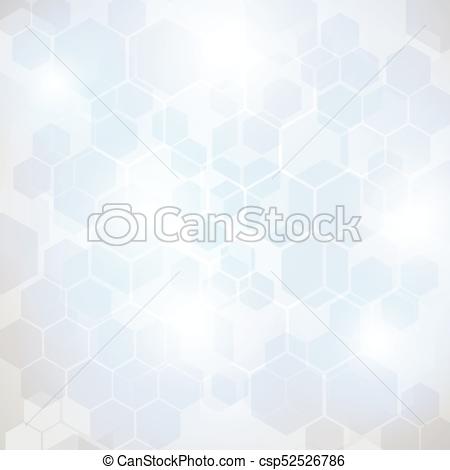 450x470 Abstract Technology Hexagon Background, Vector Illustration